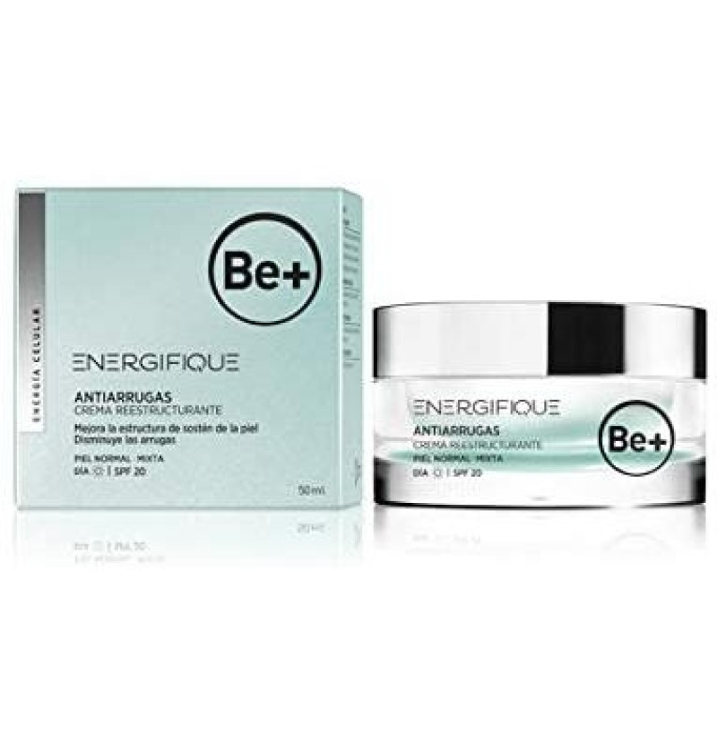 Be+ Energifique Antiarrugas Crema Hidratante - Reestructurante Piel Normal Mixta Spf20 (1 Envase 50 Ml)