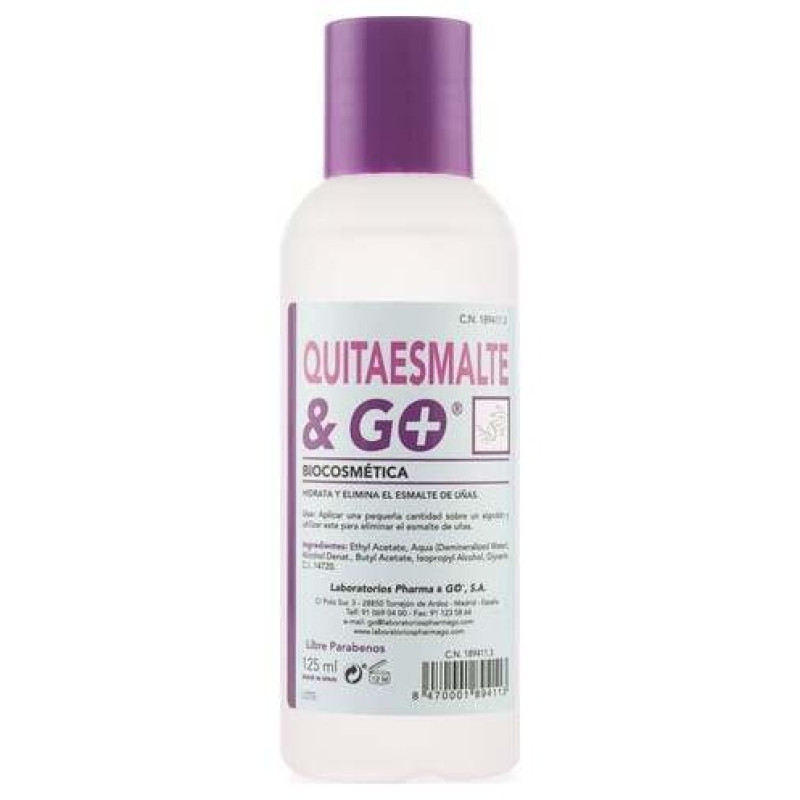 Y Go Quitaesmalte Sin Acetona 125Ml