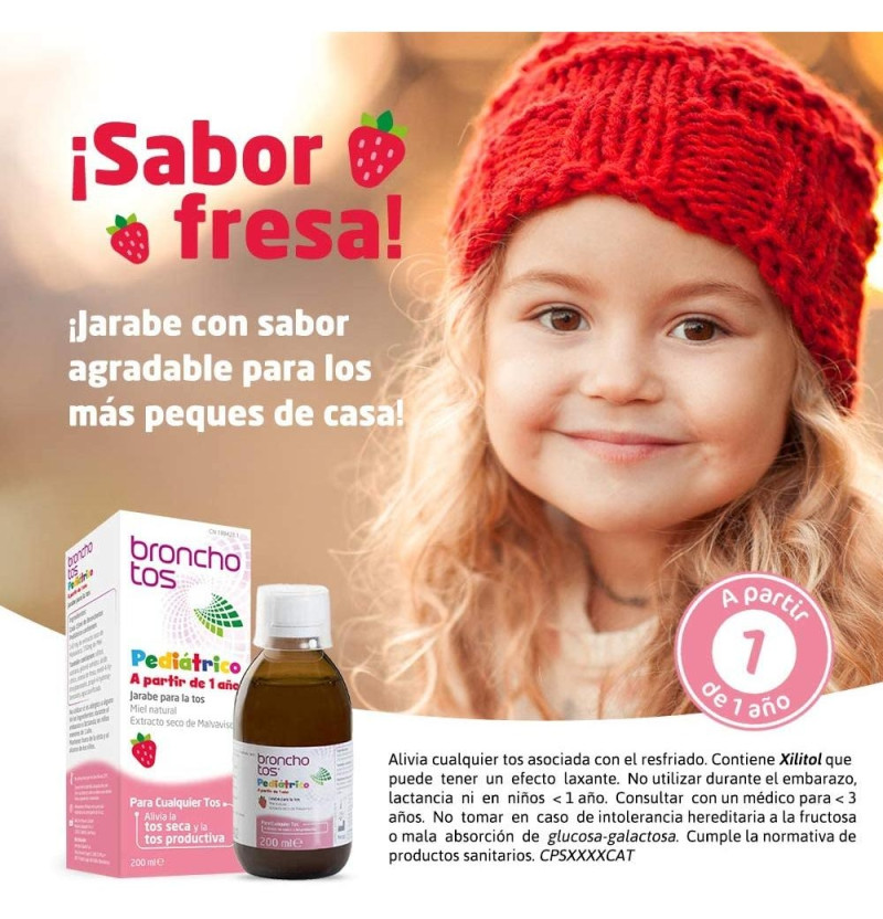 Bronchotos Pediátricoo (1 Envase 200 ml) - Perrigo