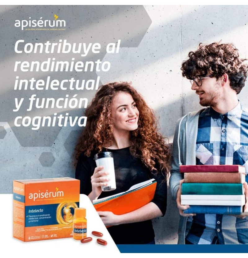 Apiserum Intelecto y Memoria, 30 Caps Blandas. - Perrigo
