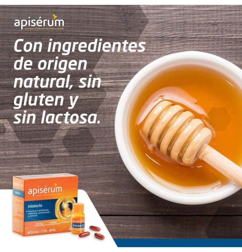 Apiserum Intelecto y Memoria, 30 Caps Blandas. - Perrigo