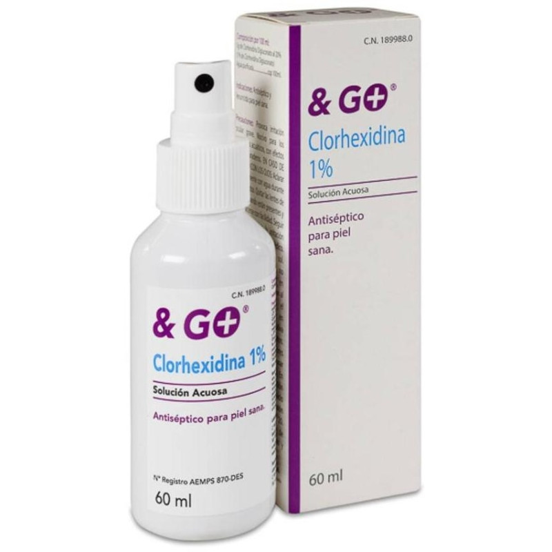 Clorhexidina 1% 60ml - Pharma&go