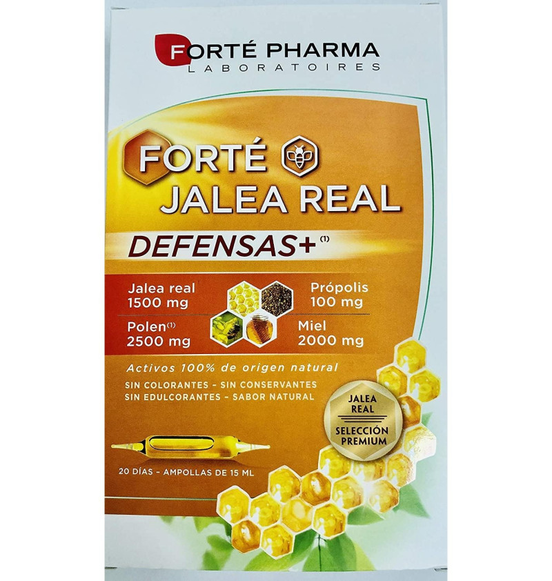 Forte Jalea Real Defensas+ (20 Ampollas 15 ml) - Reig Jofre