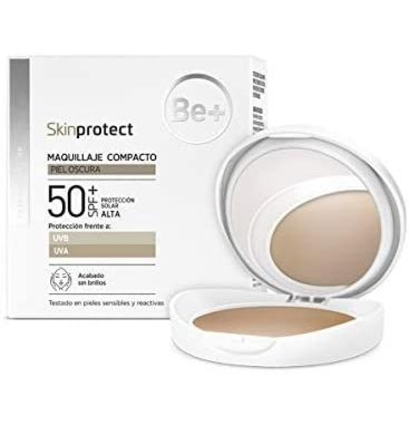 Be+ Skin Protect Maquillaje Compacto spf50+ (1 Envase 10 g Piel Oscura) - Cinfa S a