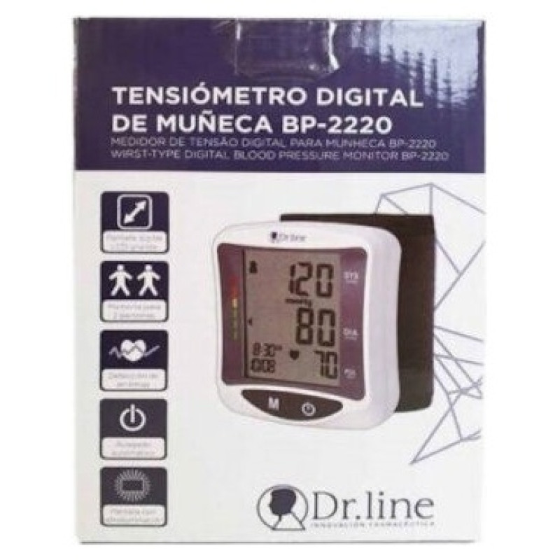 Dr Line Tensiometro Digital Muñeca Bp2220 1ud - Dr.line
