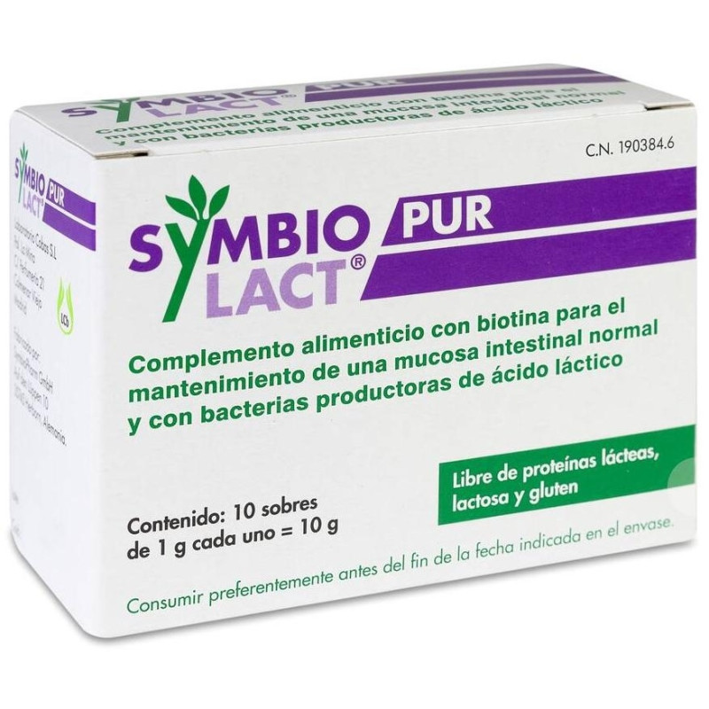 Laboratorio Cobas Symbiolact Pur, 10 Sobres - Symbiopharm
