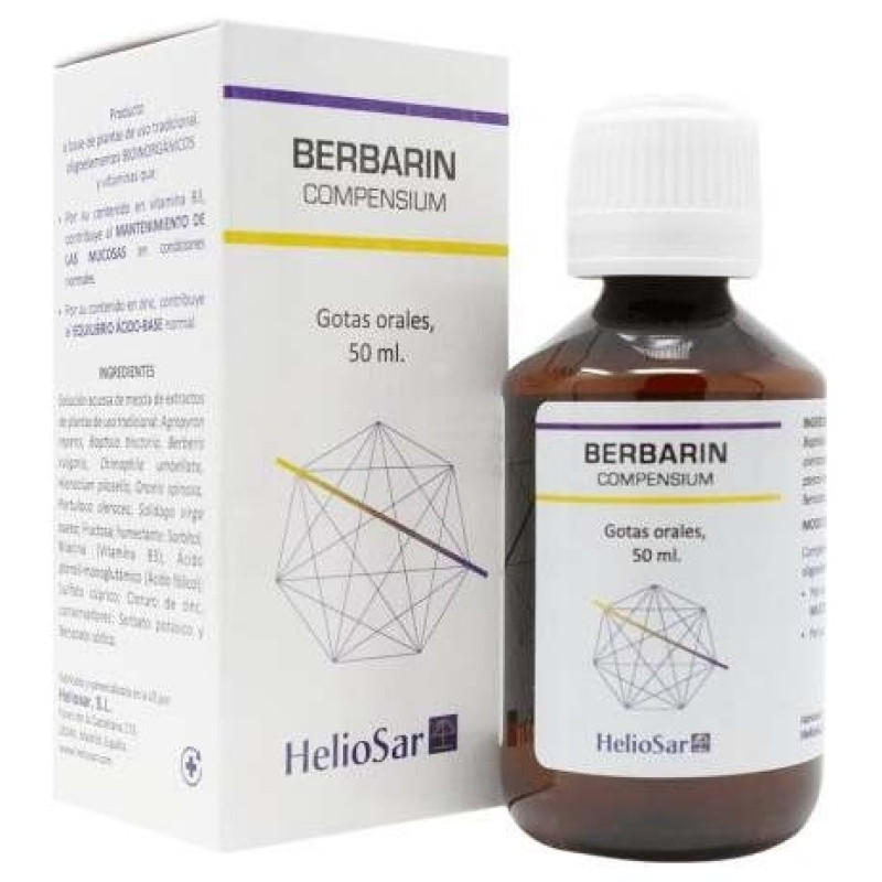 Heliosar Berbarin Compensium Gotas 50 ml - Berbarin