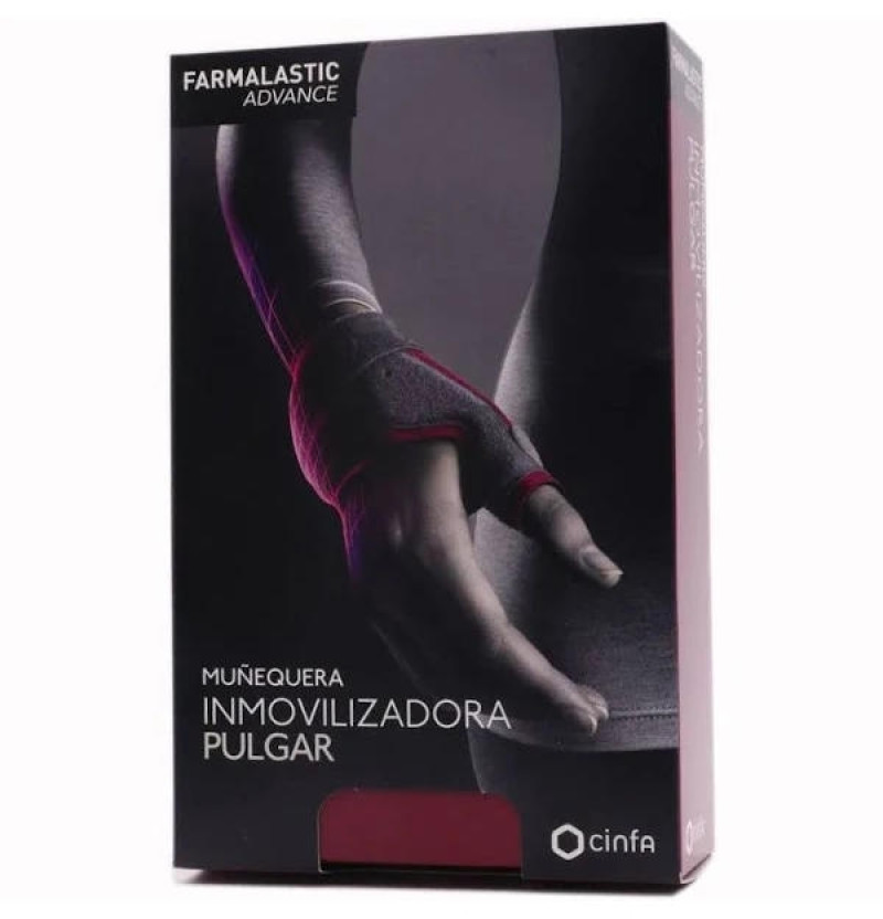 Muñequera Inmovilizadora Pulgar - Farmalastic Advance (1 Unidad Talla 1)