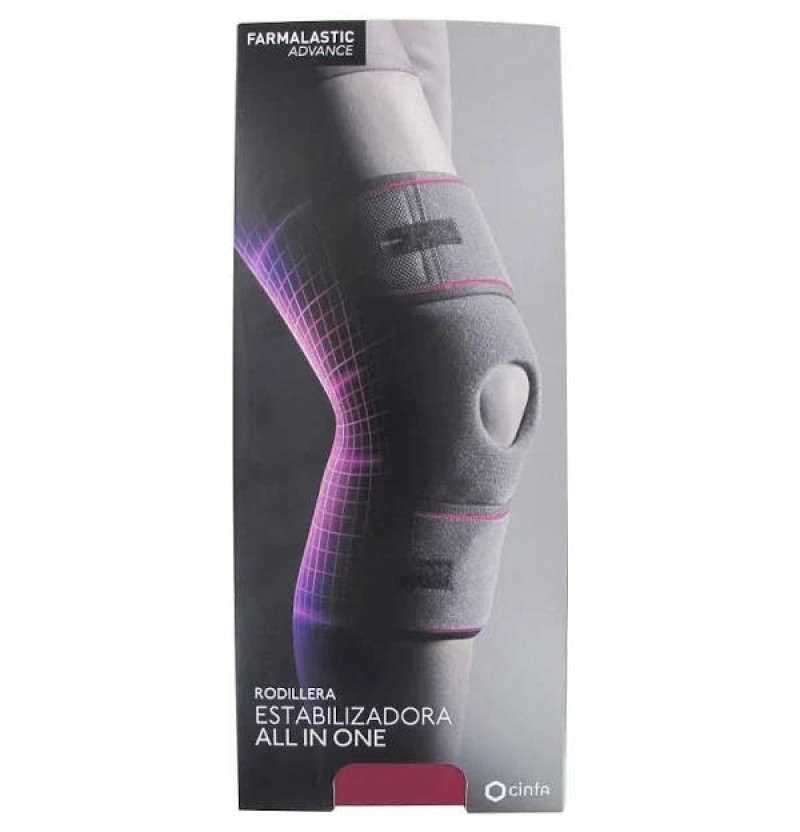 Rodillera Estabilizadora - Farmalastic Advance All In One (1 Unidad Talla Unica) - Cinfa S a
