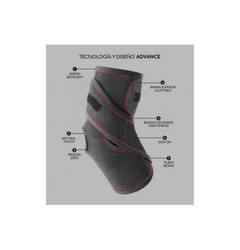 Tobillera Estabilizadora - Farmalastic Advance Crossing (1 Unidad Talla Unica)