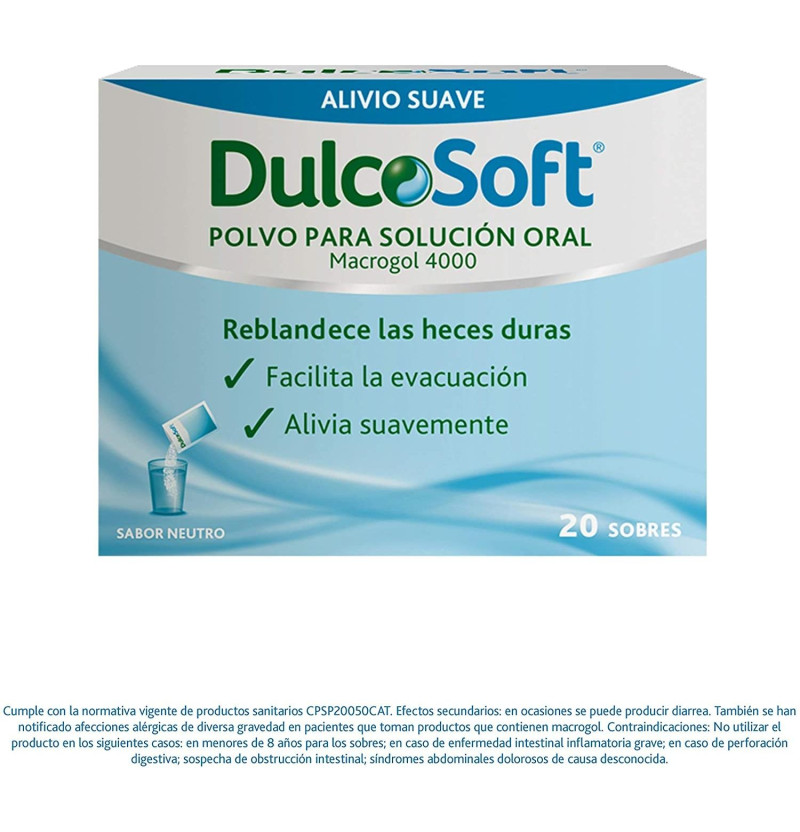 Dulcosoft Polvo Para Solucion Oral (20 Sobres)