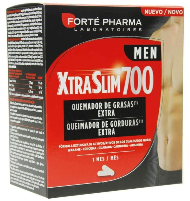Xtraslim 700 Men (120 Cápsulas) - Forté Pharma