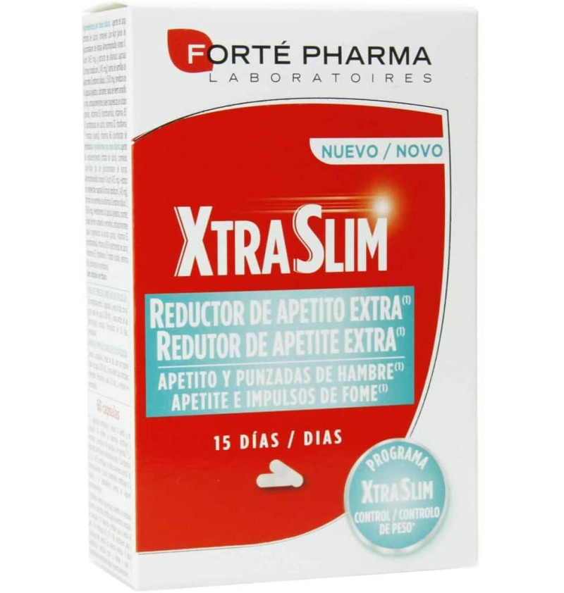 Xtraslim Reductor de Apetito (60 Cápsulas) - Forté Pharma