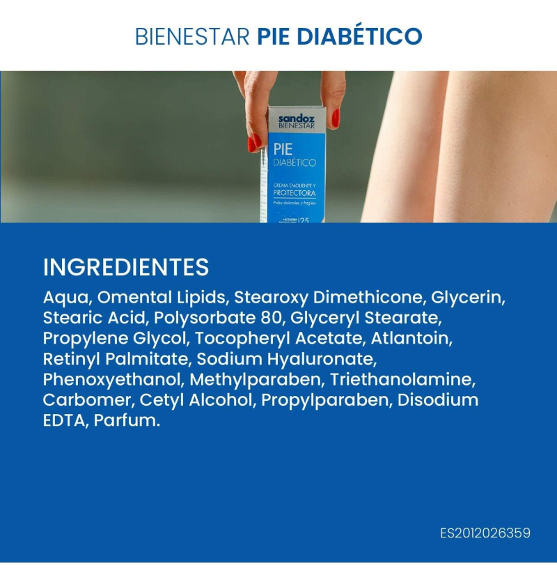 Sandoz Bienestar Pie Diabetico (100 ml) - Sandoz Spa
