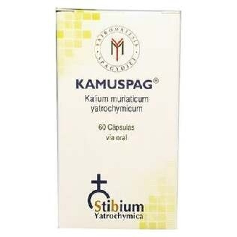 Kamuspag Kalium Muriaticum 60caps - Heliosar