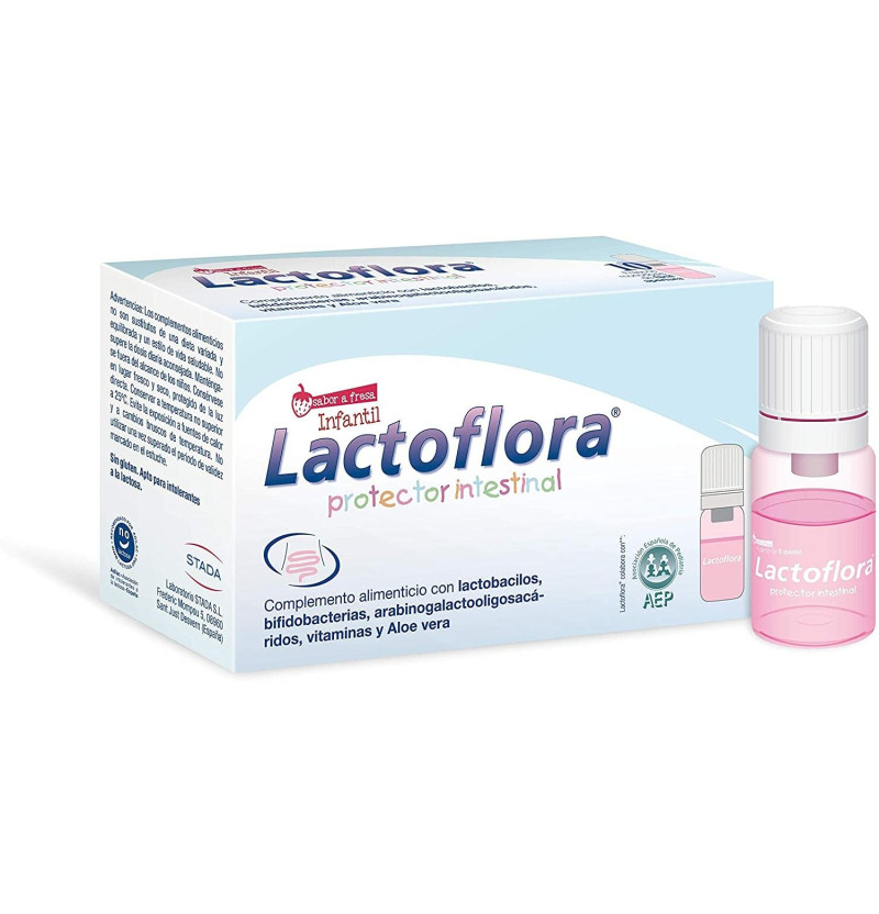 Lactoflora Protector Intestinal Infantil (10 Viales Sabor Fresa) - Stada