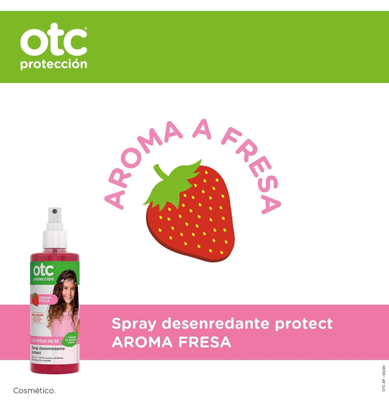 Otc Proteccion Spray Desenredante Protect (1 Envase 250 ml Aroma Fresa) - Ferrer