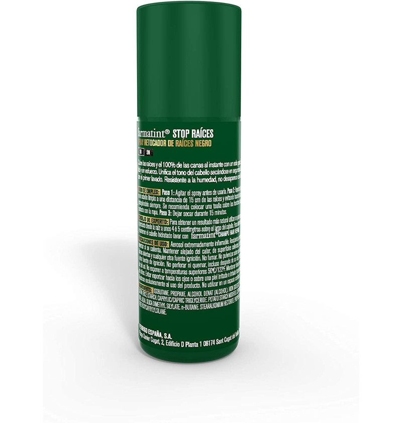 Farmatint Stop Raices (1 Spray 75 ml Tono Negro) - Perrigo