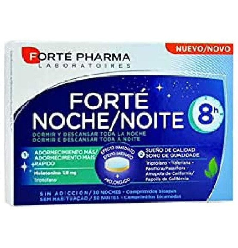 Forte Noche 8 H (30 Comprimidos Bicapa) - Forté Pharma