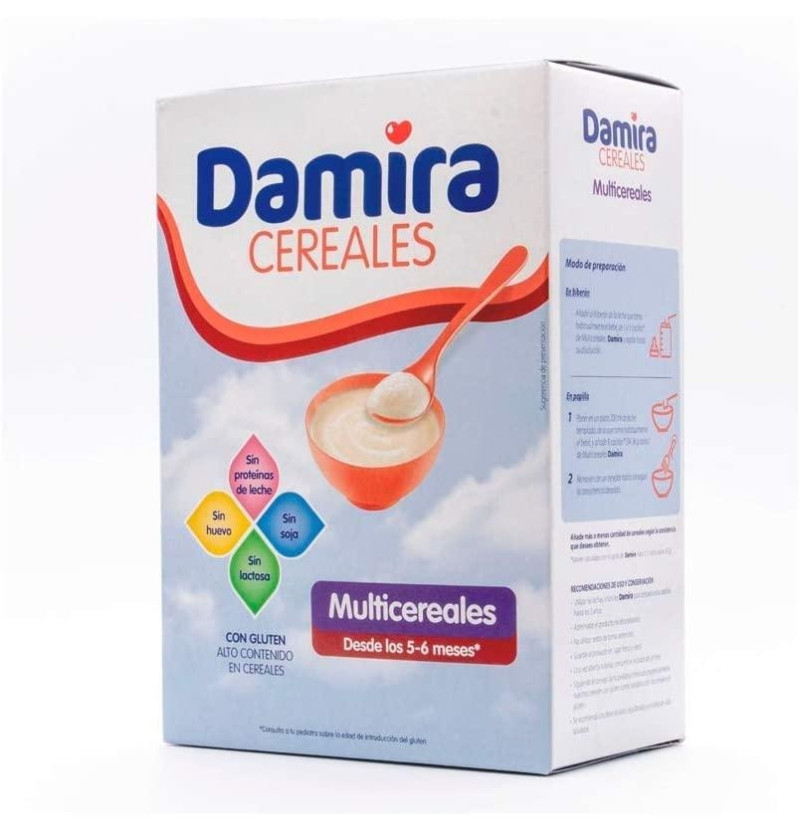 Damira Multicereales (1 Envase 600 g) - Lactalis Nutrition Infantil Slu