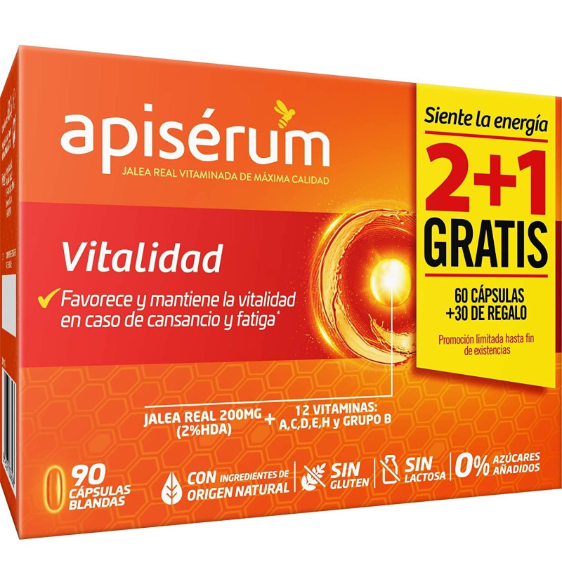 Apiserum Vitam Caps Pack 3m - Perrigo