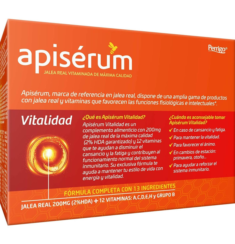 Apiserum Vitam Caps Pack 3m - Perrigo