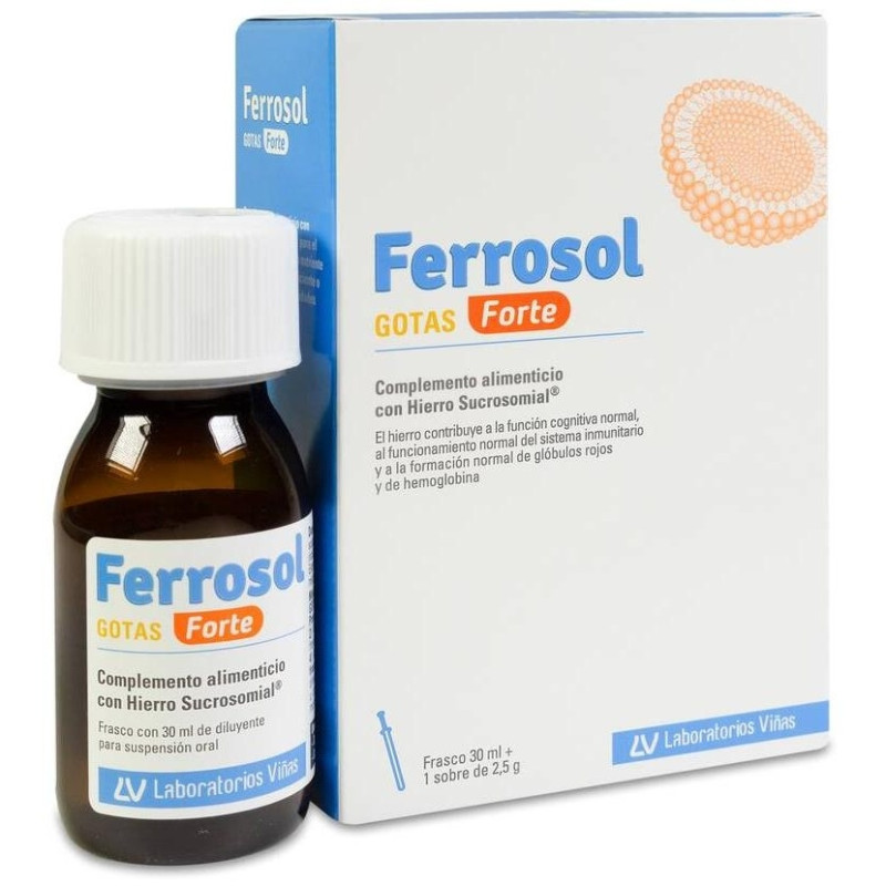 Gotas Forte, 30 ml + Sobre 2,5 g - Ferrosol