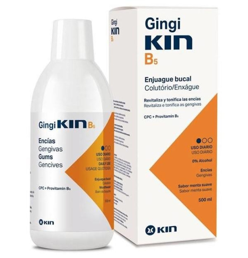 Gingikin Plus Enjuague Bucal (1 Envase 500 ml) - Kin S.a. Laboratorio - Alicia