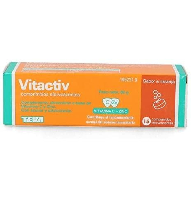 Vitactiv (15 Comprimidos Efervescentes) - Teva