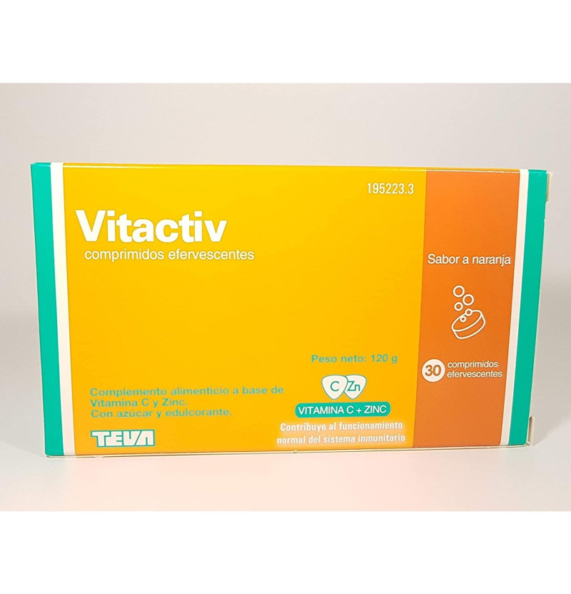 Vitactiv (30 Comprimidos Efervescentes) - Teva