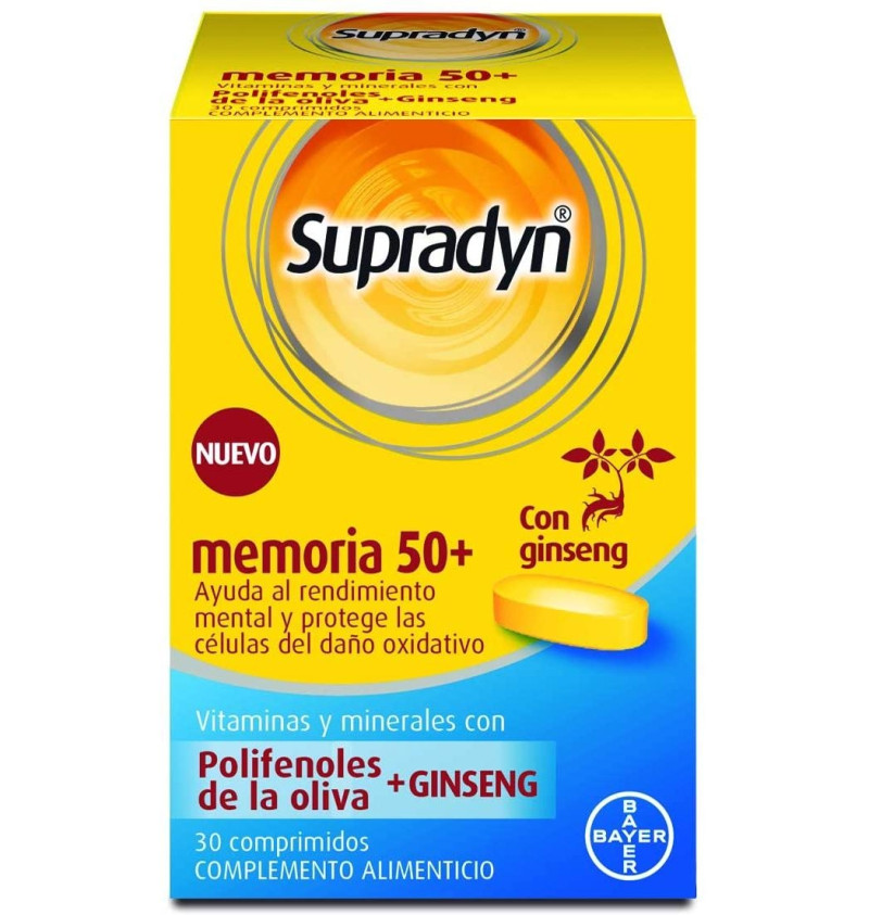 Supradyn Memoria 50+ (30 Comprimidos) - Otros Laboratorios