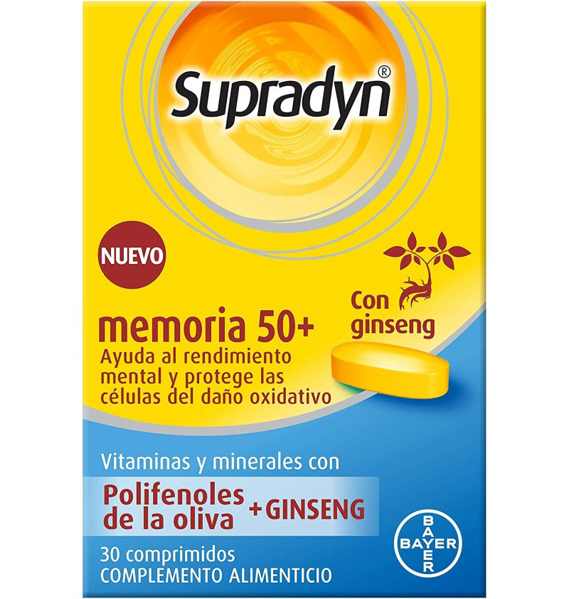 Supradyn Memoria 50+ (30 Comprimidos) - Otros Laboratorios