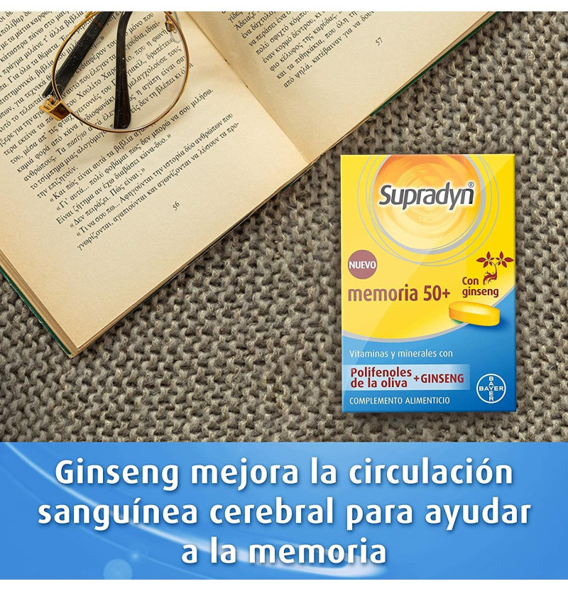 Supradyn Memoria 50+ (30 Comprimidos) - Otros Laboratorios