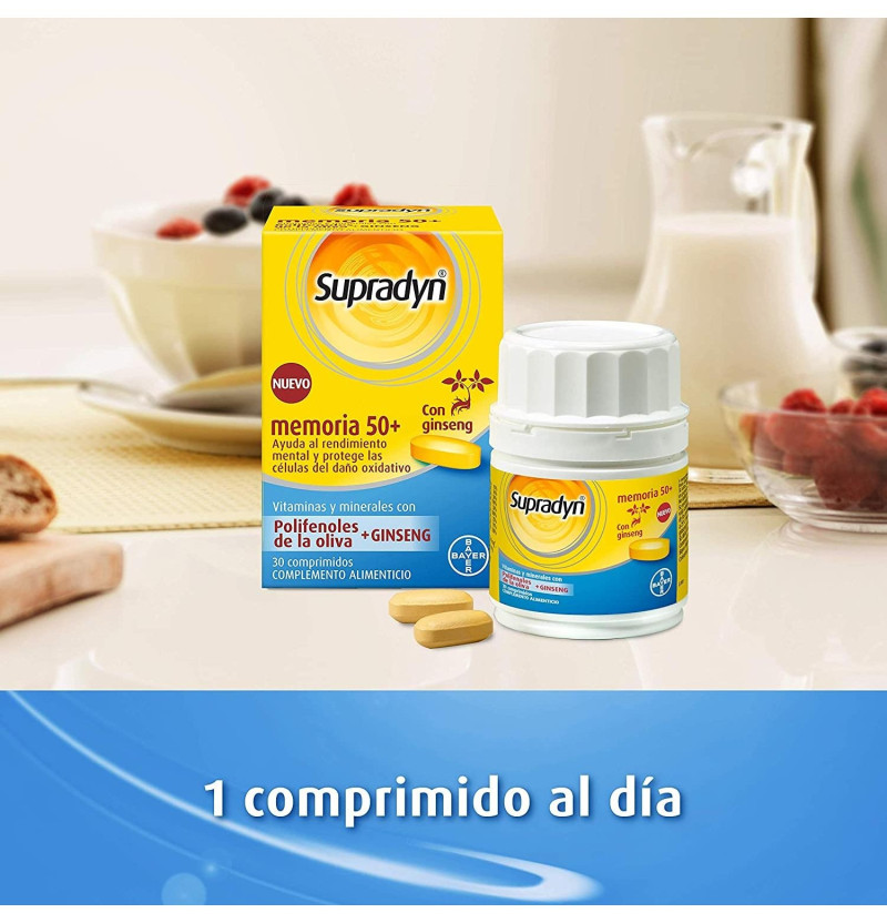 Supradyn Memoria 50+ (30 Comprimidos) - Otros Laboratorios