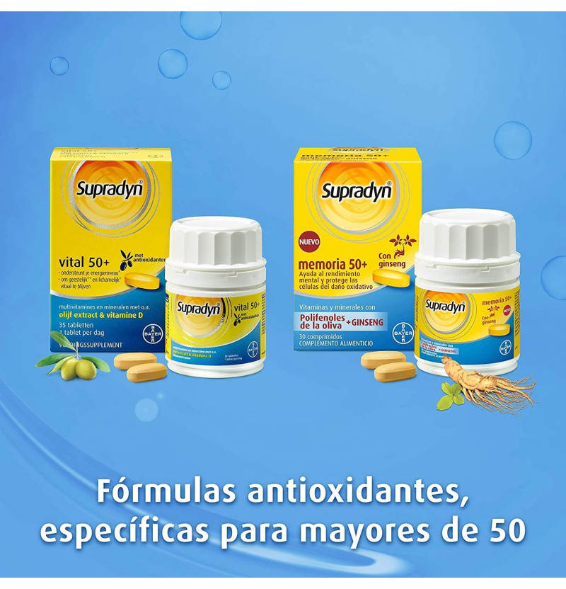 Supradyn Memoria 50+ (30 Comprimidos) - Otros Laboratorios