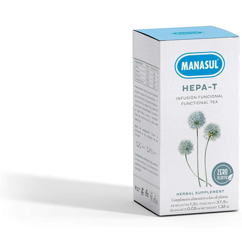 Manasul Hepa - T, 25 Filtros. - Bio3 - Pharmadus P.f.i Sl