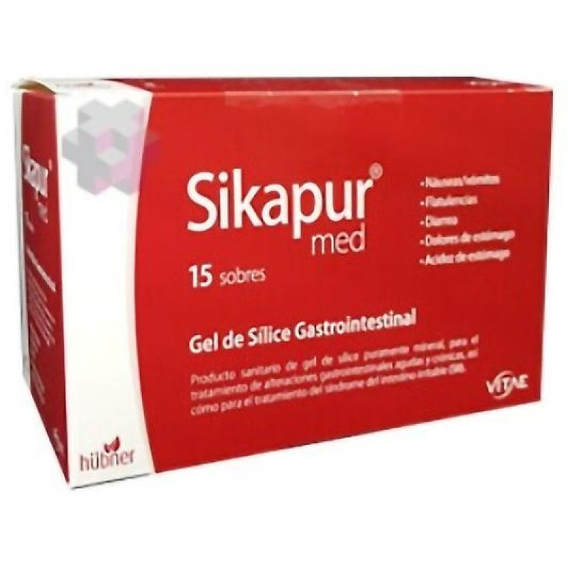Sikapur Med Gel de Sílice Gastrointestinal 15 Sticks - Vitae
