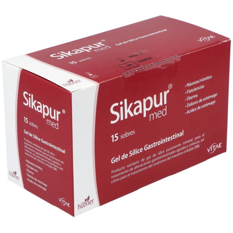 Sikapur Med Gel de Sílice Gastrointestinal 15 Sticks - Vitae