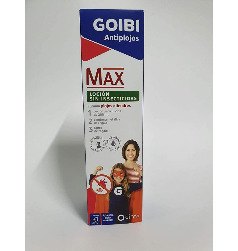 Goibi Antipiojos Max Locion Sin Insecticidas (1 Envase 200 Ml)