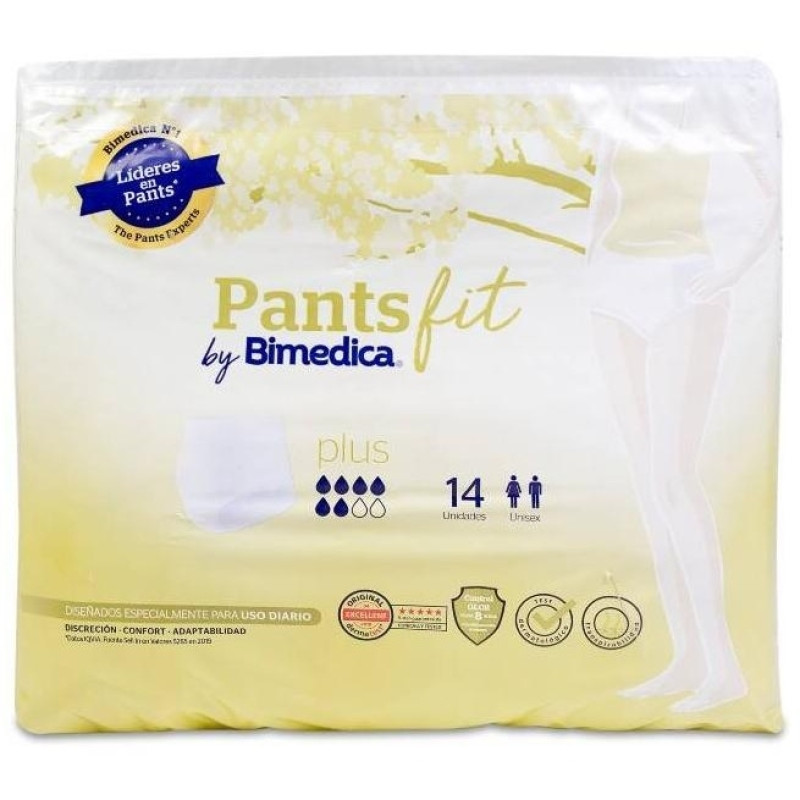 Lindor Absorbente Incontinencia Orina Fit Pants Plus Tm 14uds - Abs