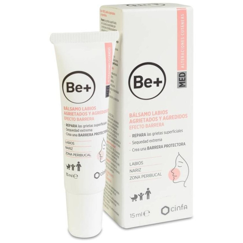 Be+ Med Bálsamo Labios Agrietados, 15 ml - Be+med