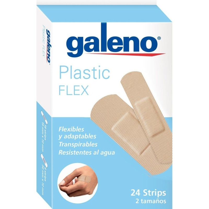 Apósitos Plastic Flex 2 Tamaños, 24 Uds - Galeno