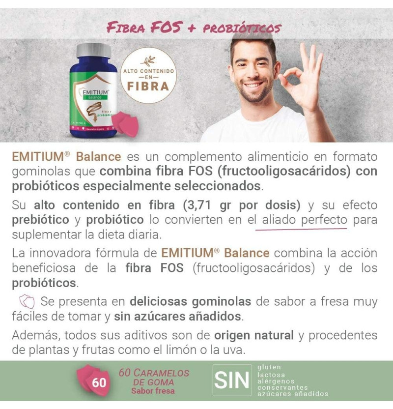 Emitium Balance (60 Caramelos de Goma) - Lab Niam