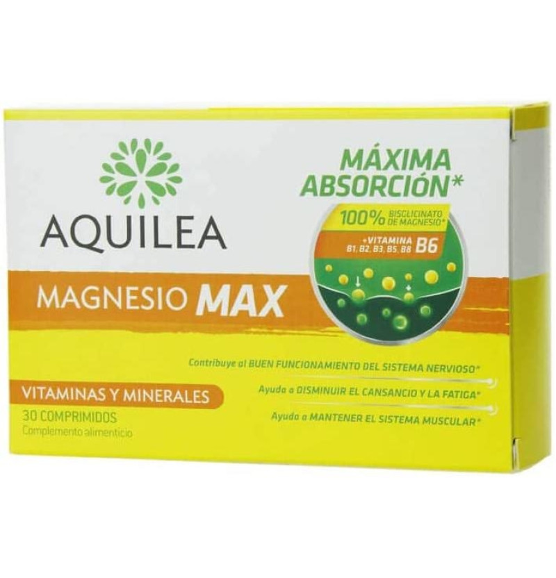 Aquilea Magnesio Max (30 Comprimidos) - Uriach-aquilea Otc S.l