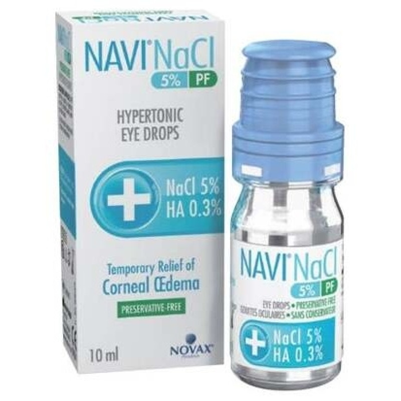 Navi Nacl 5% Pf Solución Oftálmica 10ml - Welnia