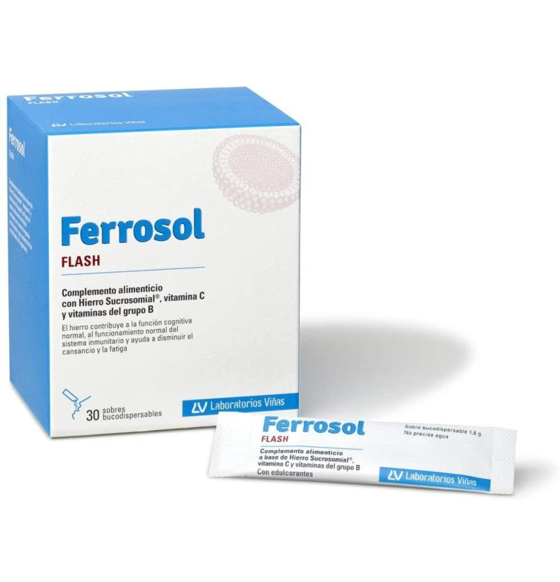 Ferrosol Flash (30 Sobres Bucodispersables)