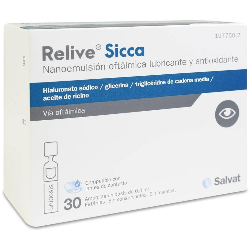 Sicca, 30 Ampollas Monodosis - Relive