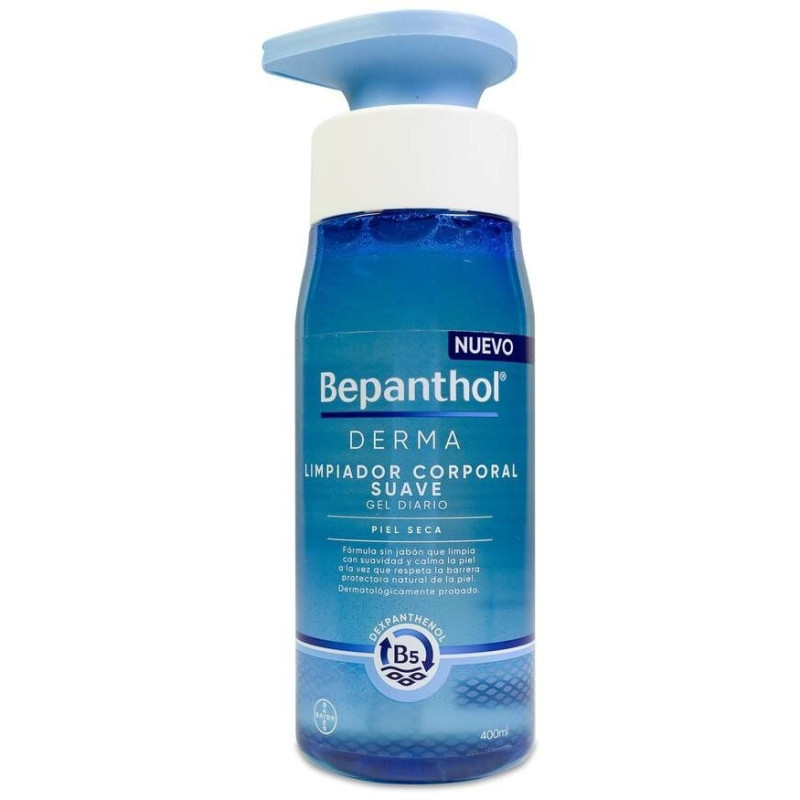Derma Limpiador Corporal Suave Gel Dia 400ml - Bepanthol
