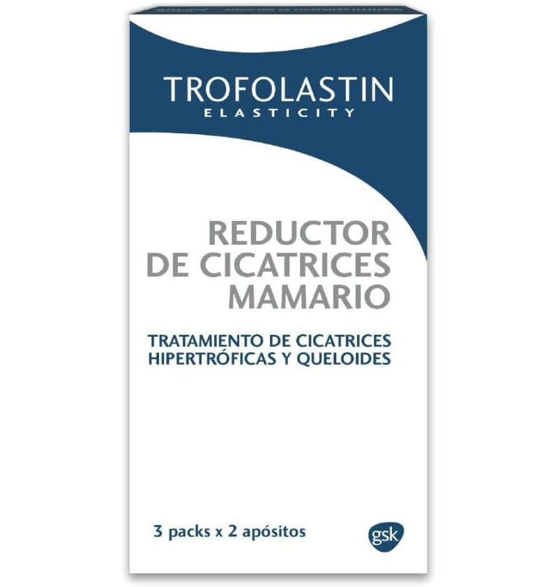Trofolastin Reductor de Cicatrices Mamario (3 Blister 2 Apositos) - Glaxosmithkline