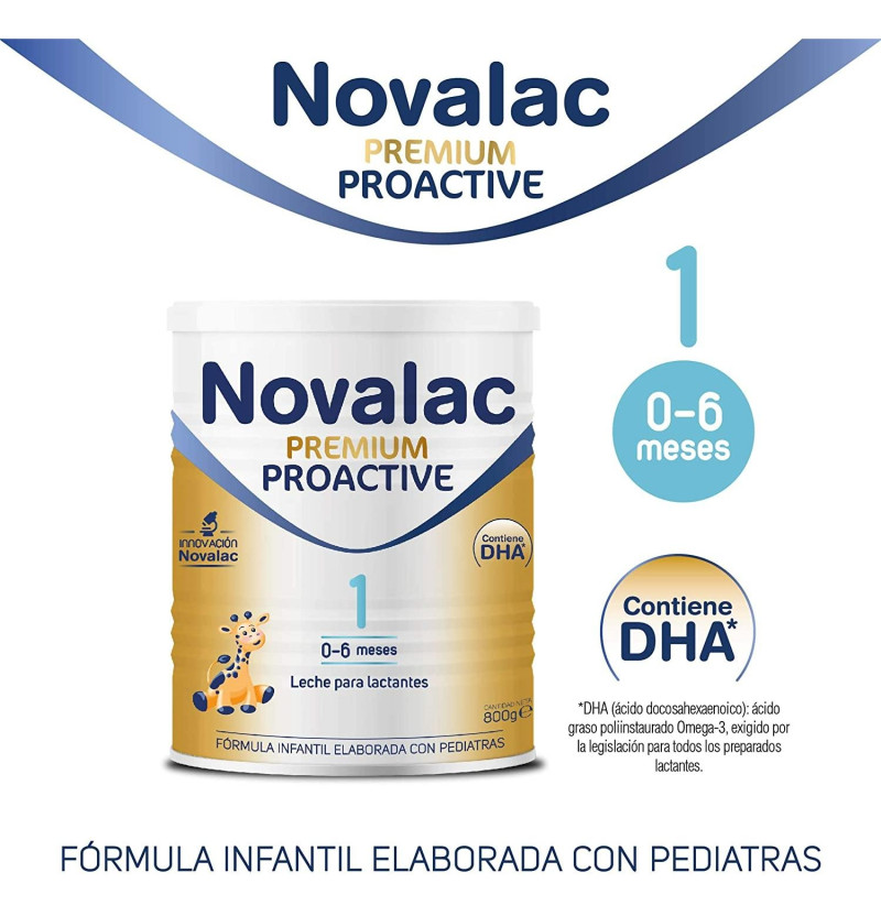 Novalac Premium Proactive 1 (1 Envase 800 G) - Menarini